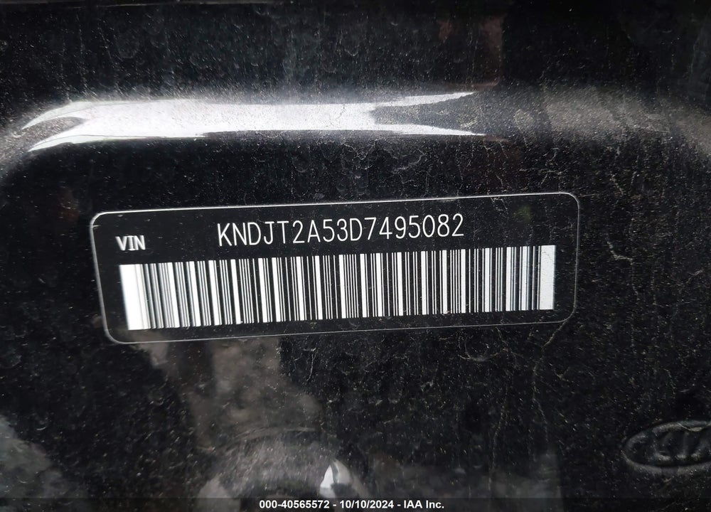 2013 KIA SOUL VIN: KNDJT2A53D7495082