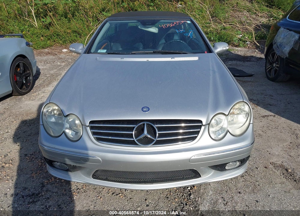 2005 MERCEDES-BENZ CLK 500 VIN: WDBTK75G35T050420