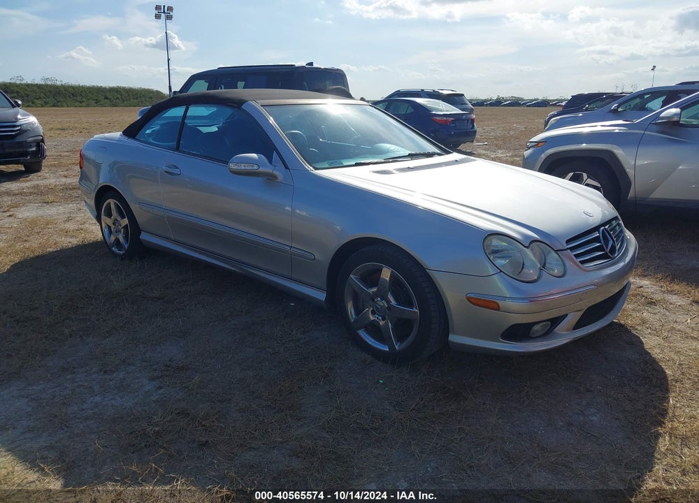 2005 MERCEDES-BENZ CLK 500 VIN: WDBTK75G35T050420