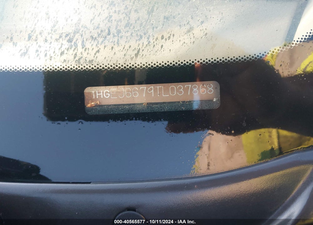 1996 HONDA CIVIC LX VIN: 1HGEJ6679TL037868
