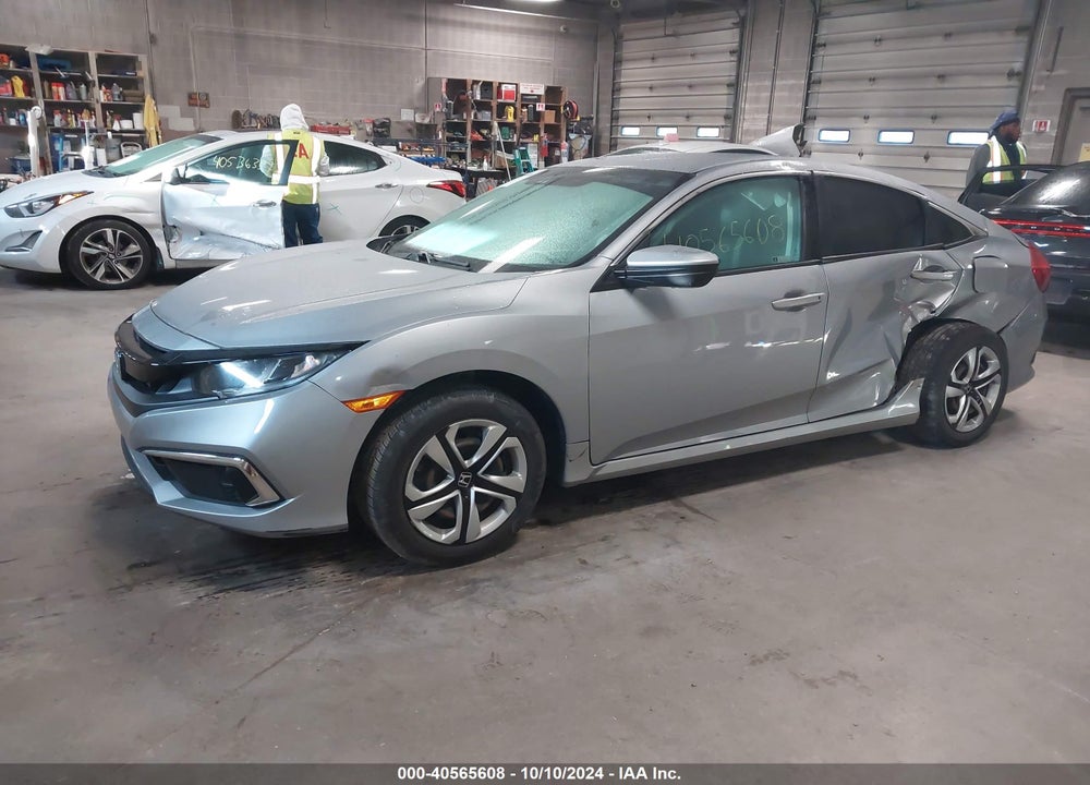 2019 HONDA CIVIC LX VIN: 2HGFC2F60KH582853