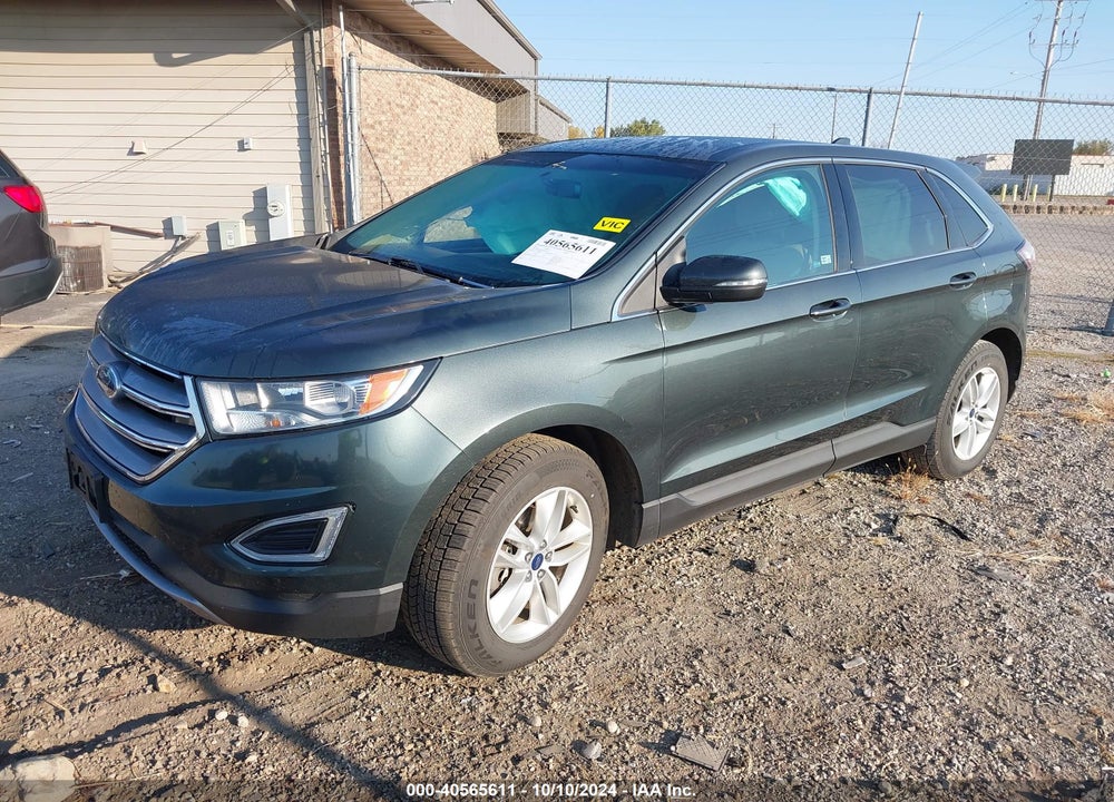 2015 FORD EDGE SEL VIN: 2FMTK3J89FBC01833
