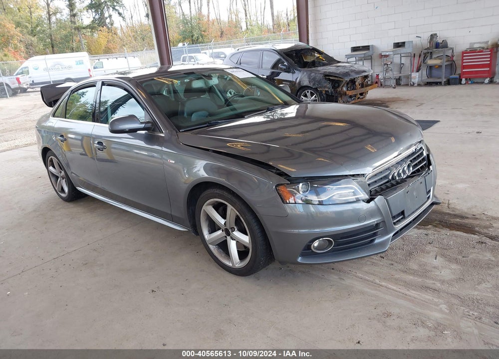 2012 AUDI A4 2.0T PREMIUM VIN: WAUHFAFL2CN009926