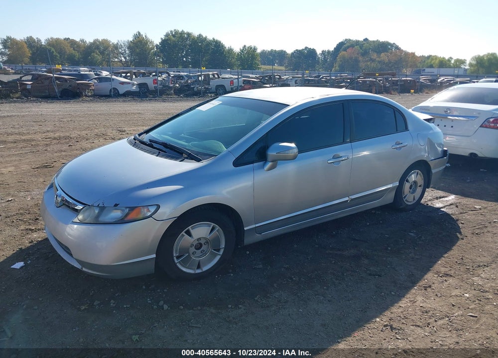 2006 HONDA CIVIC HYBRID VIN: JHMFA36246S021124