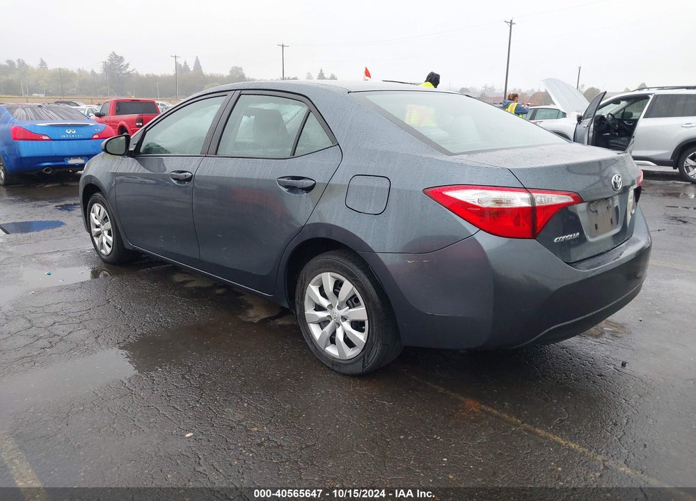2016 TOYOTA COROLLA LE VIN: 2T1BURHE1GC491258