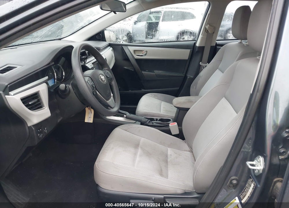 2016 TOYOTA COROLLA LE VIN: 2T1BURHE1GC491258