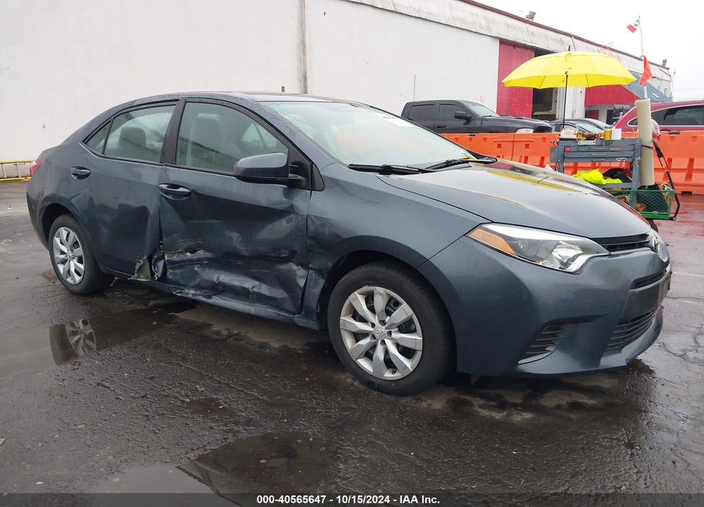 2016 TOYOTA COROLLA LE VIN: 2T1BURHE1GC491258