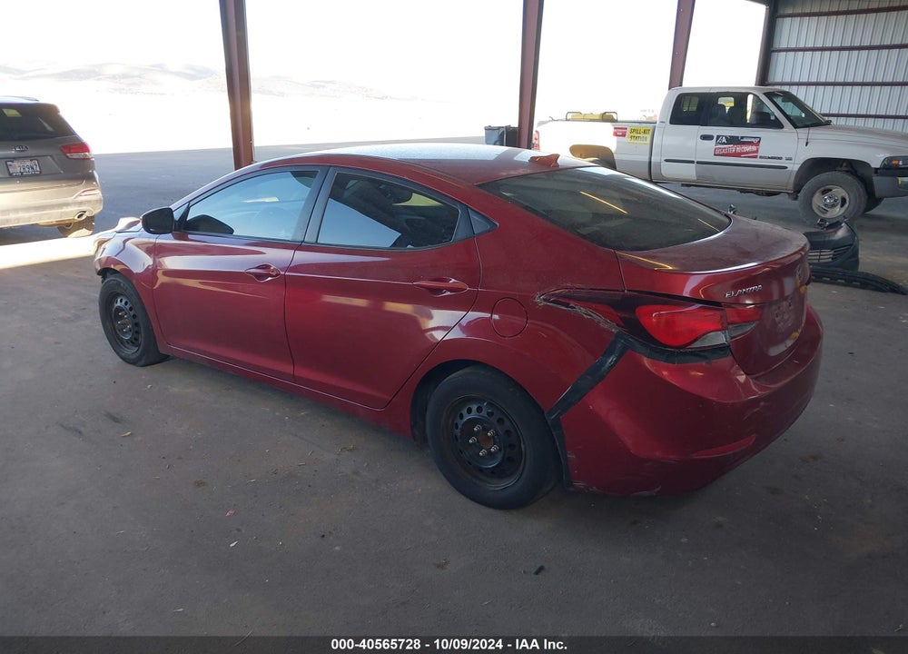 2016 HYUNDAI ELANTRA SE VIN: 5NPDH4AE0GH769431