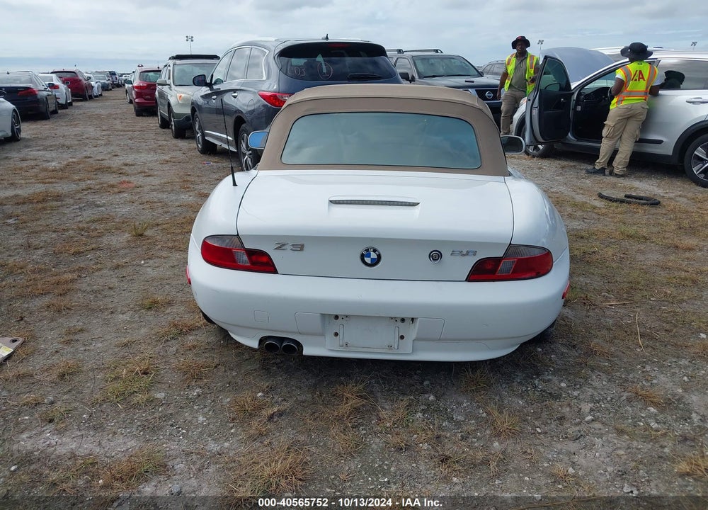 2000 BMW Z3 2.8 VIN: 4USCH3348YLF42640