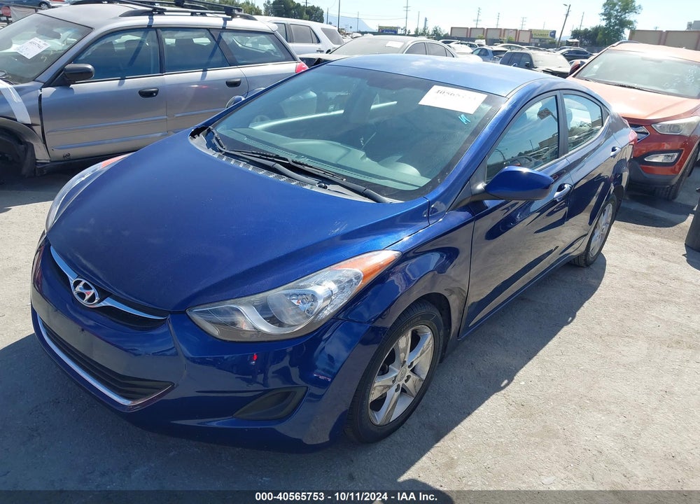 2013 HYUNDAI ELANTRA GLS VIN: KMHDH4AE2DU733284