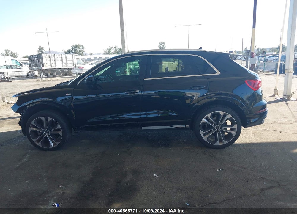 2020 AUDI Q3 PRESTIGE 45 TFSI S LINE QUATTRO TIPTRONIC VIN: WA1FECF39L1088621