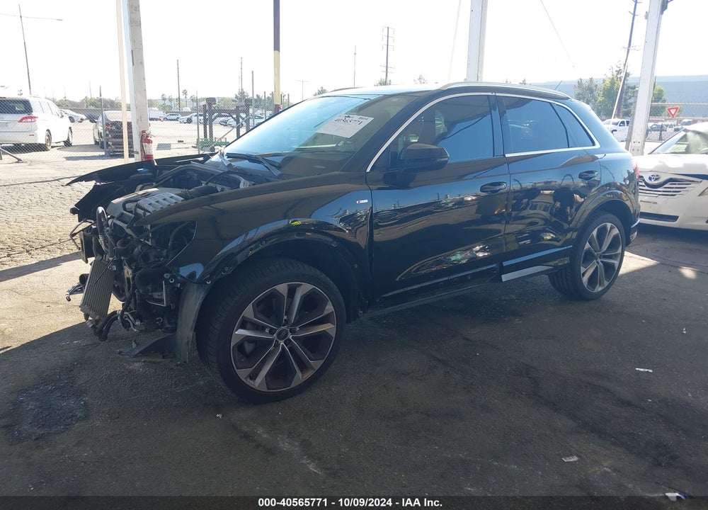 2020 AUDI Q3 PRESTIGE 45 TFSI S LINE QUATTRO TIPTRONIC VIN: WA1FECF39L1088621