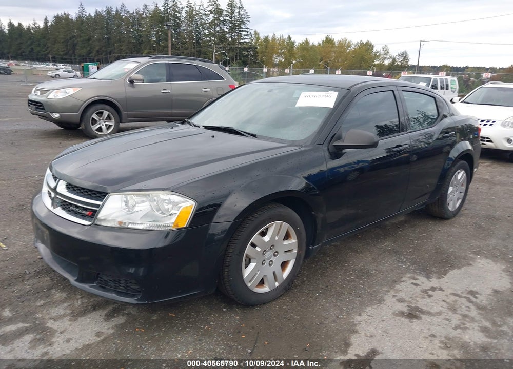 2013 DODGE AVENGER SE VIN: 1C3CDZAB6DN677721