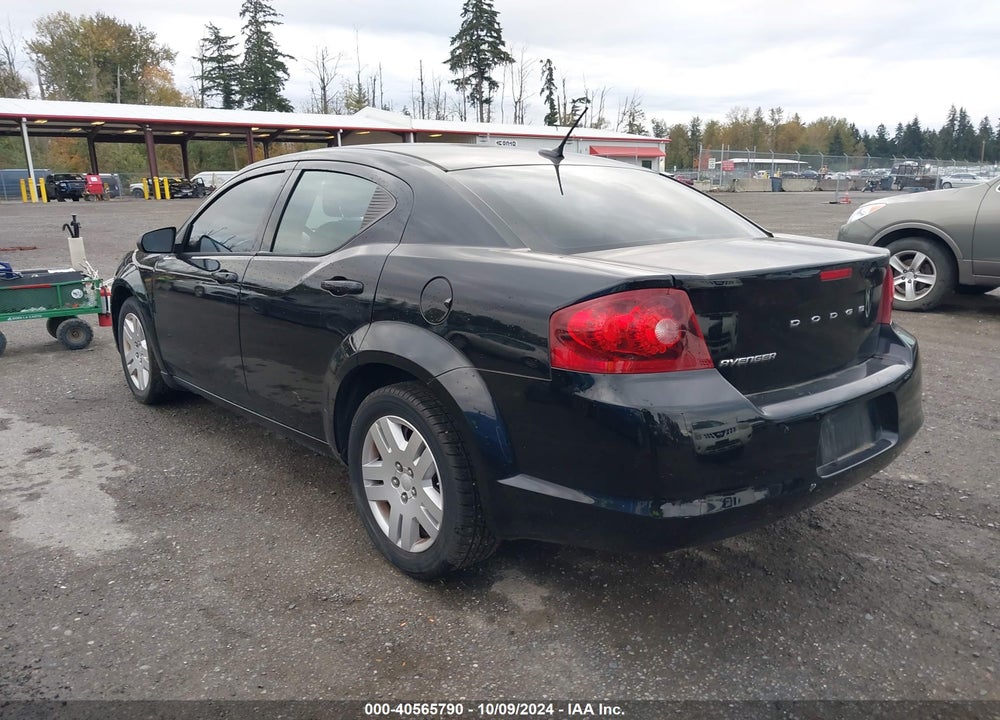 2013 DODGE AVENGER SE VIN: 1C3CDZAB6DN677721
