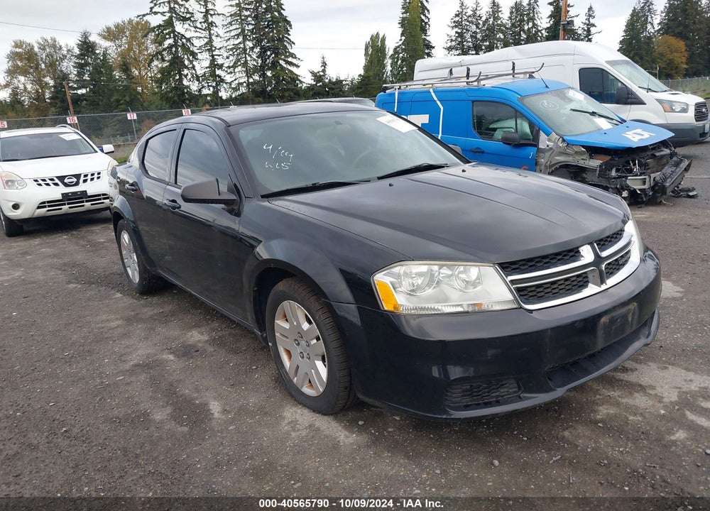 2013 DODGE AVENGER SE VIN: 1C3CDZAB6DN677721