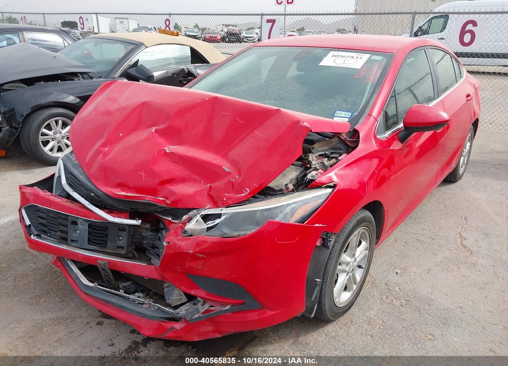 2018 CHEVROLET CRUZE LT AUTO VIN: 1G1BE5SM8J7159258