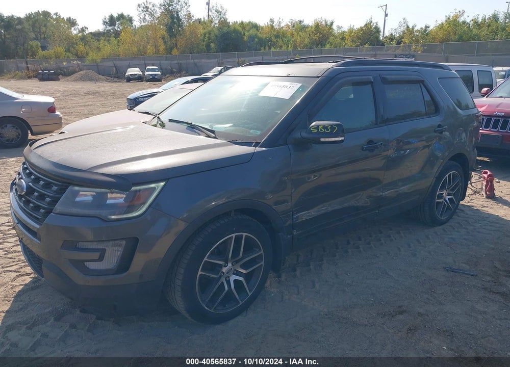 2017 FORD EXPLORER SPORT VIN: 1FM5K8GT2HGA38519