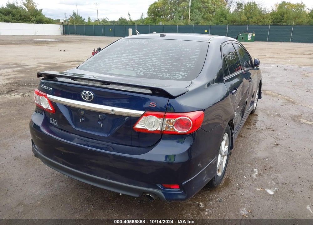 2011 TOYOTA COROLLA S VIN: 2T1BU4EE5BC636561