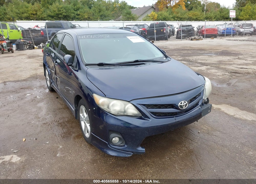 2011 TOYOTA COROLLA S VIN: 2T1BU4EE5BC636561