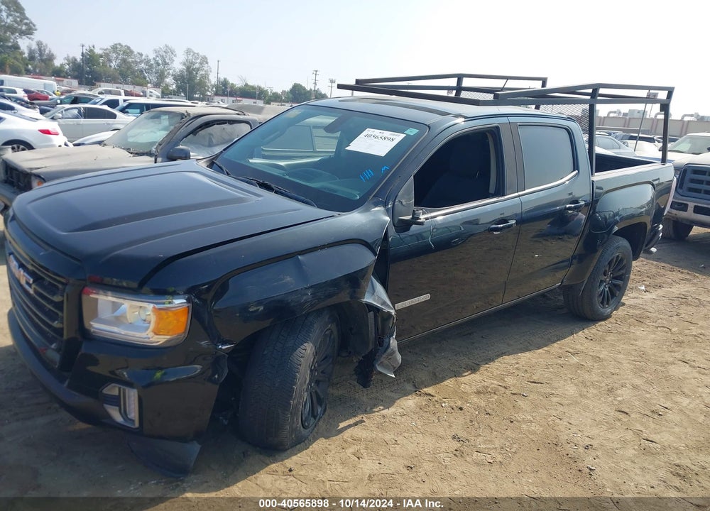 2021 GMC CANYON 2WD SHORT BOX ELEVATION VIN: 1GTG5CEN5M1206503