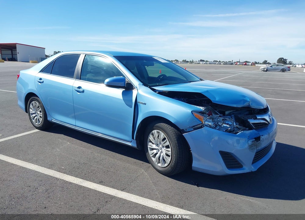 2013 TOYOTA CAMRY HYBRID LE VIN: 4T1BD1FK0DU078705