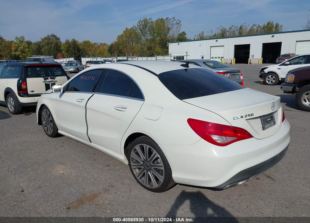 2018 MERCEDES-BENZ CLA 250 4MATIC VIN: WDDSJ4GB1JN589123