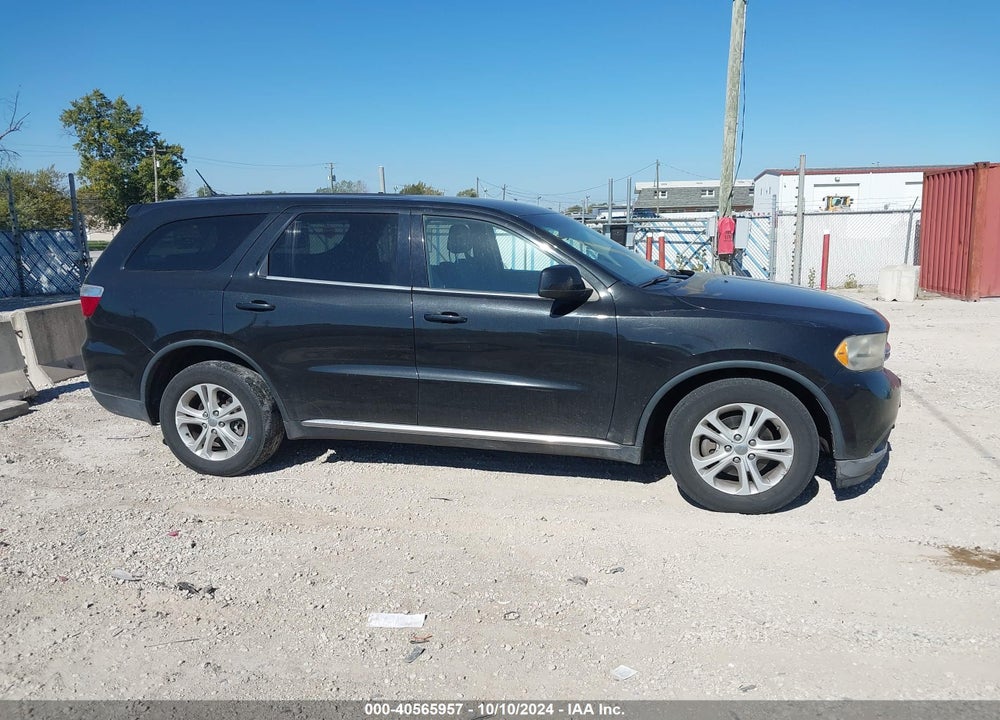 2012 DODGE DURANGO SXT VIN: 1C4RDJAG2CC286496