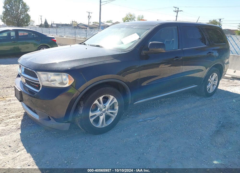 2012 DODGE DURANGO SXT VIN: 1C4RDJAG2CC286496