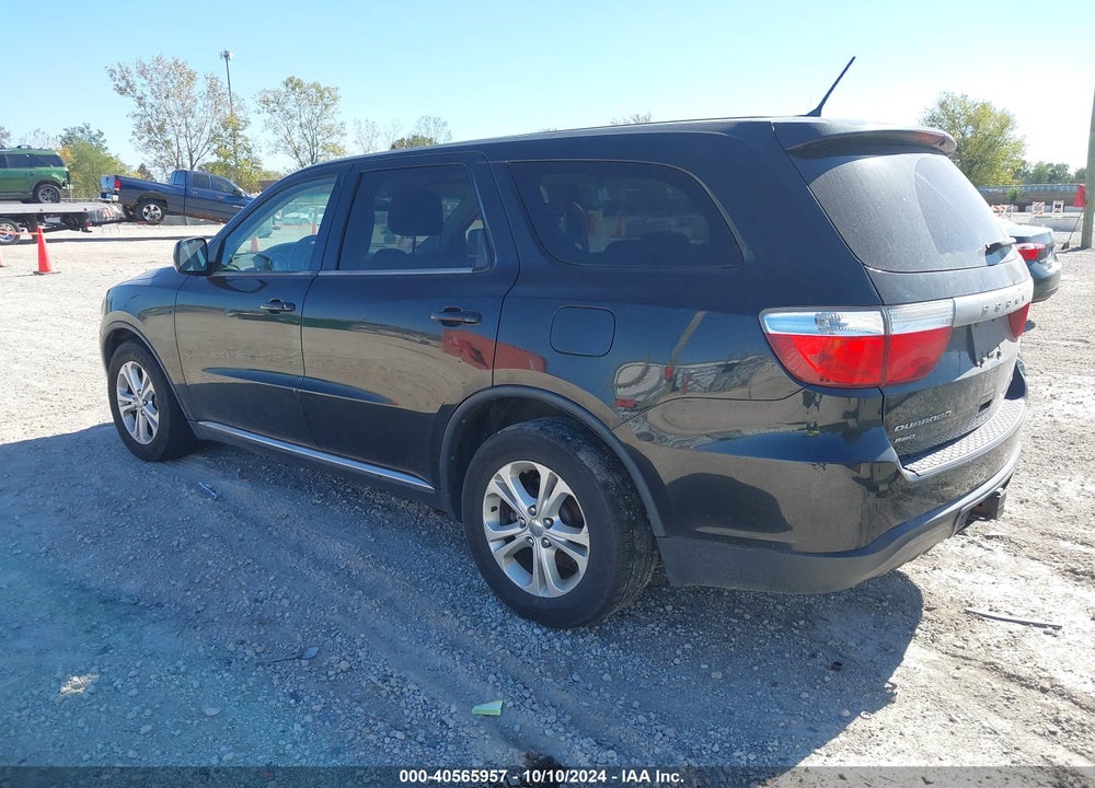 2012 DODGE DURANGO SXT VIN: 1C4RDJAG2CC286496