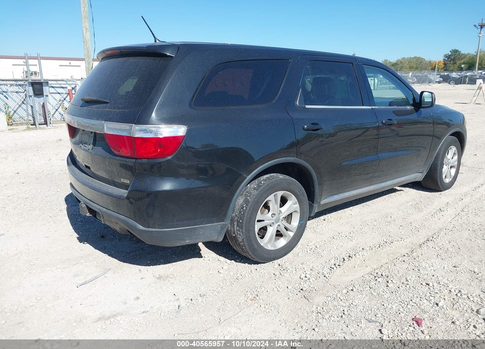 2012 DODGE DURANGO SXT VIN: 1C4RDJAG2CC286496