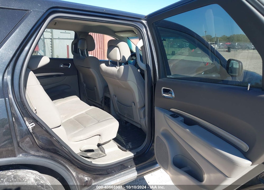 2012 DODGE DURANGO SXT VIN: 1C4RDJAG2CC286496