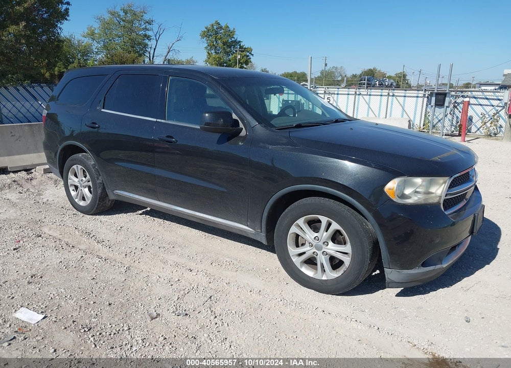 2012 DODGE DURANGO SXT VIN: 1C4RDJAG2CC286496