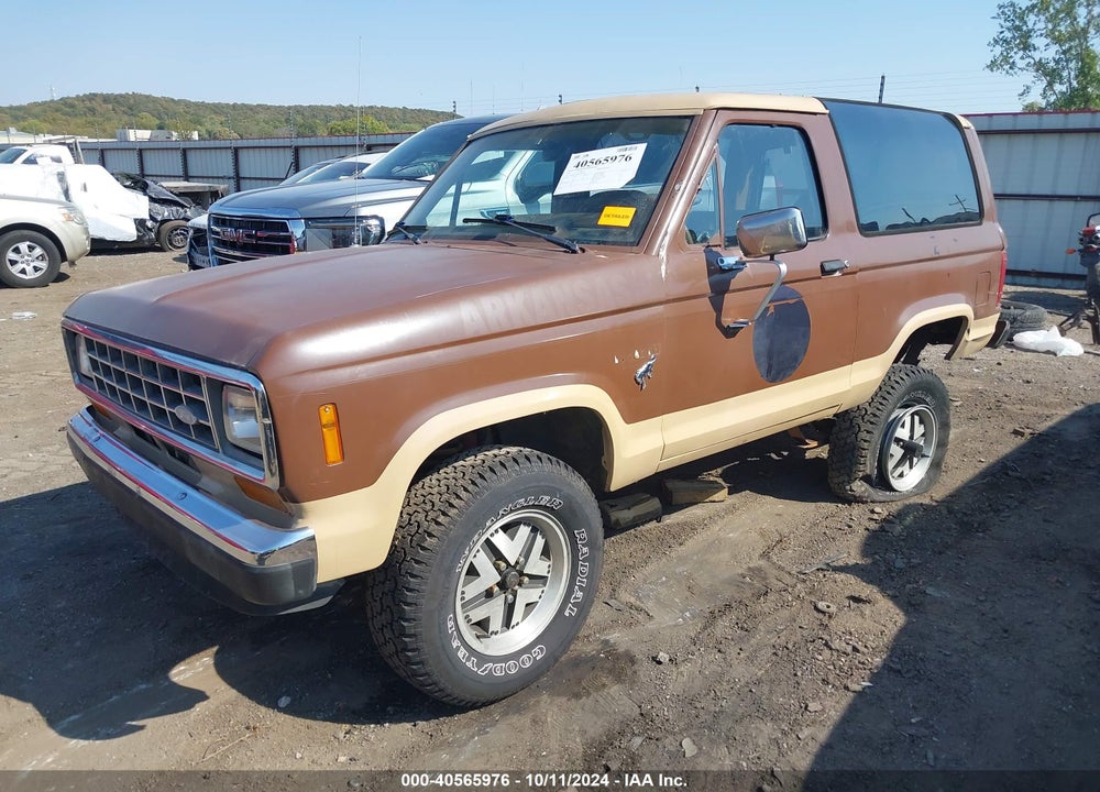 1987 FORD BRONCO II VIN: 1FMCU12TXHUB26705
