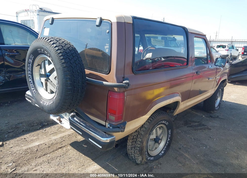 1987 FORD BRONCO II VIN: 1FMCU12TXHUB26705