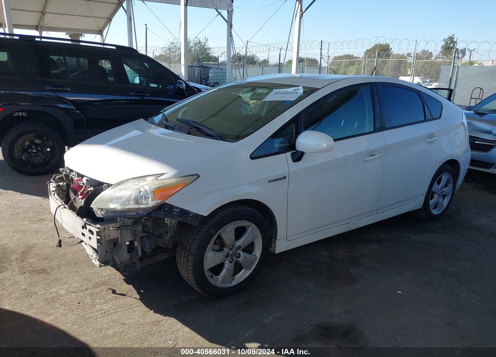 2012 TOYOTA PRIUS TWO VIN: JTDKN3DU6C5495658