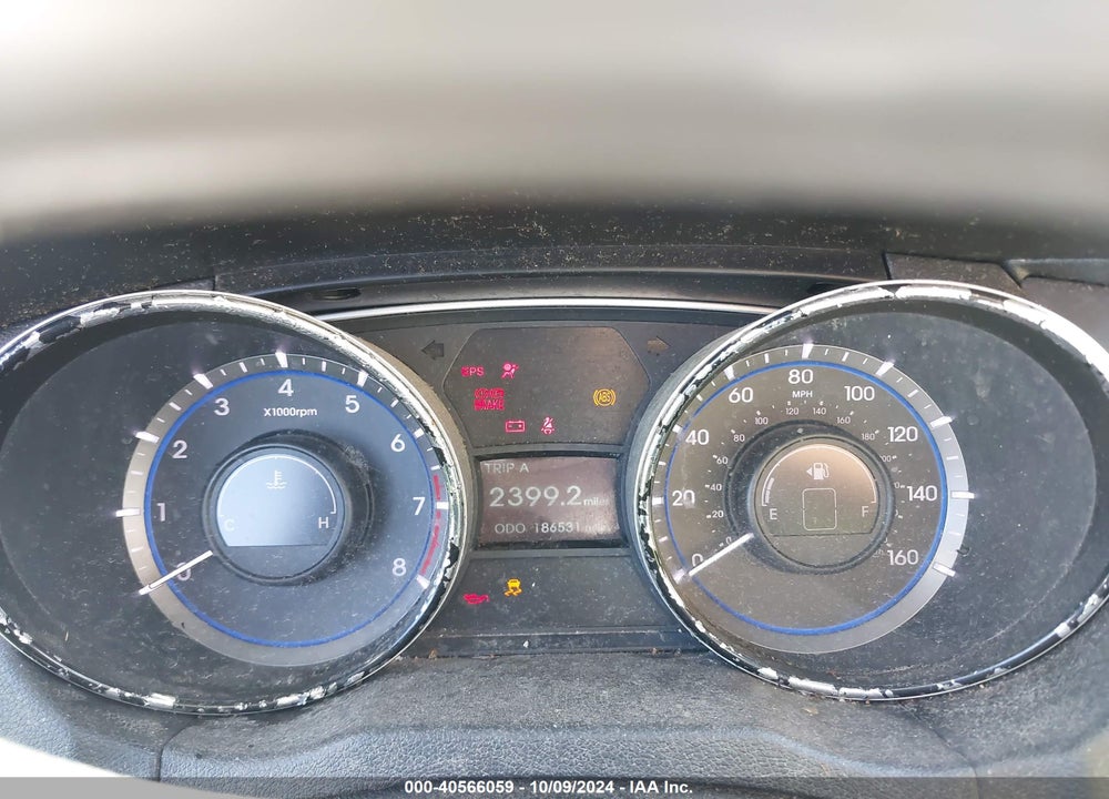 2013 HYUNDAI SONATA VIN: 5NPEB4AC9DH800546