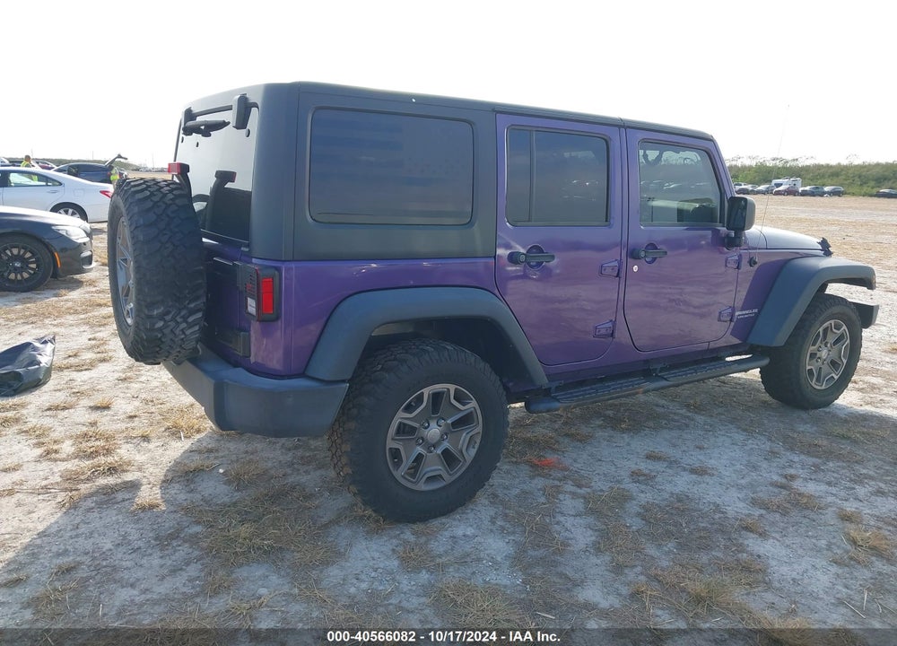 2017 ANGLER JEEP WR UNLIMITED RUBICON 4X4 VIN: 1C4HJWFG0HL580092
