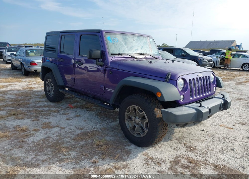 2017 ANGLER JEEP WR UNLIMITED RUBICON 4X4 VIN: 1C4HJWFG0HL580092