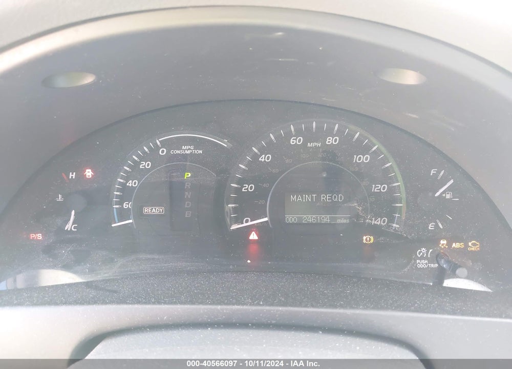 2009 TOYOTA CAMRY HYBRID VIN: 4T1BB46K19U099383