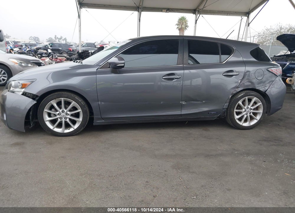 2013 LEXUS CT 200H VIN: JTHKD5BH6D2142813