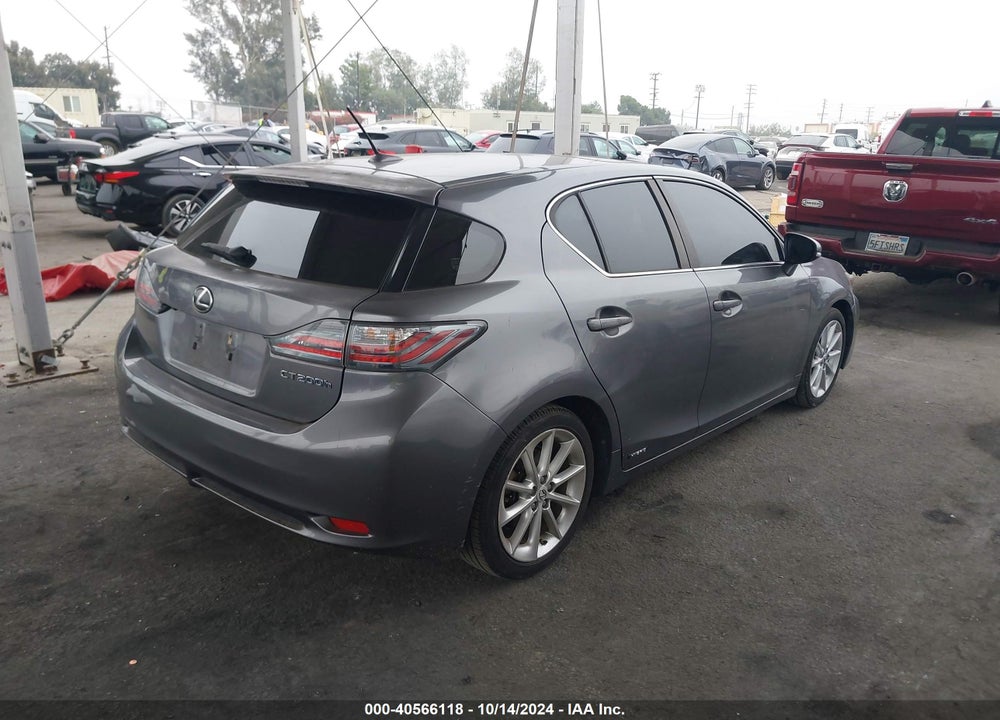2013 LEXUS CT 200H VIN: JTHKD5BH6D2142813