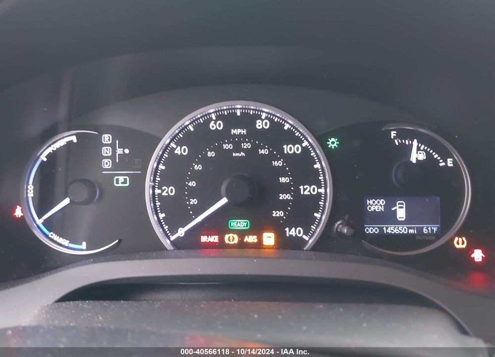 2013 LEXUS CT 200H VIN: JTHKD5BH6D2142813
