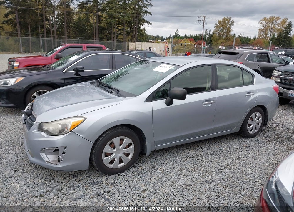 2013 SUBARU IMPREZA 2.0I VIN: JF1GJAA65DH033013