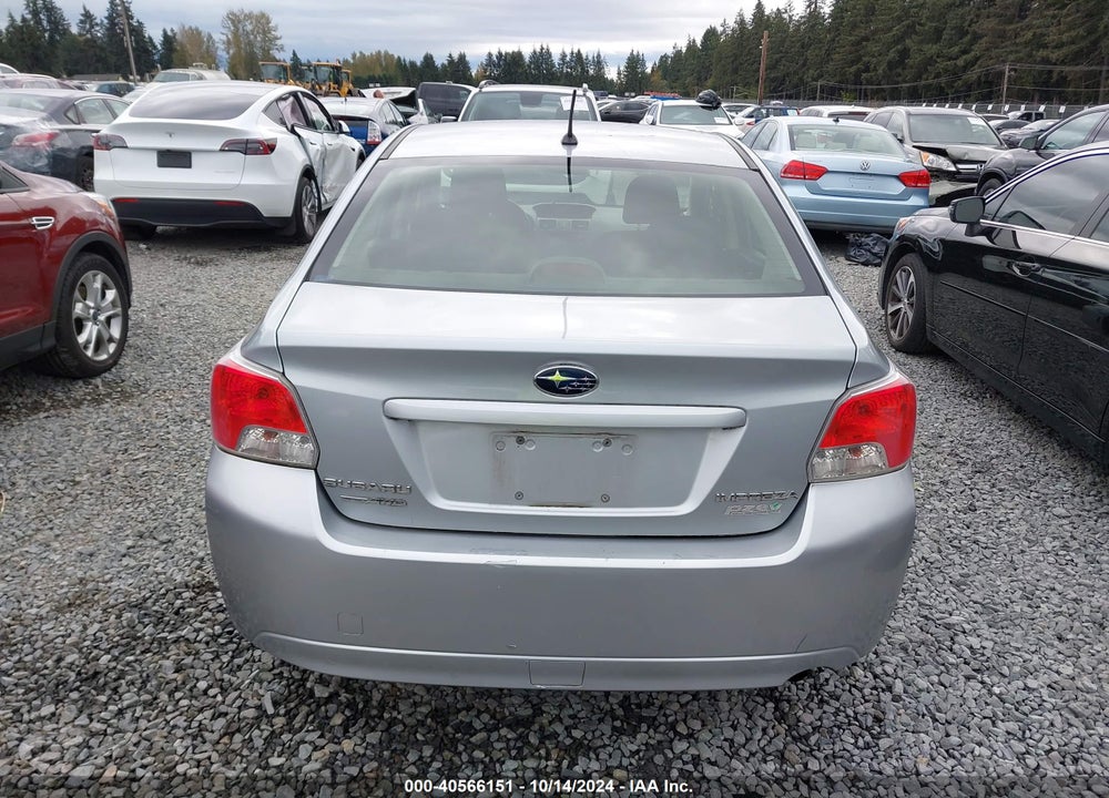 2013 SUBARU IMPREZA 2.0I VIN: JF1GJAA65DH033013