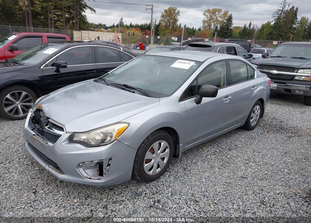 2013 SUBARU IMPREZA 2.0I VIN: JF1GJAA65DH033013