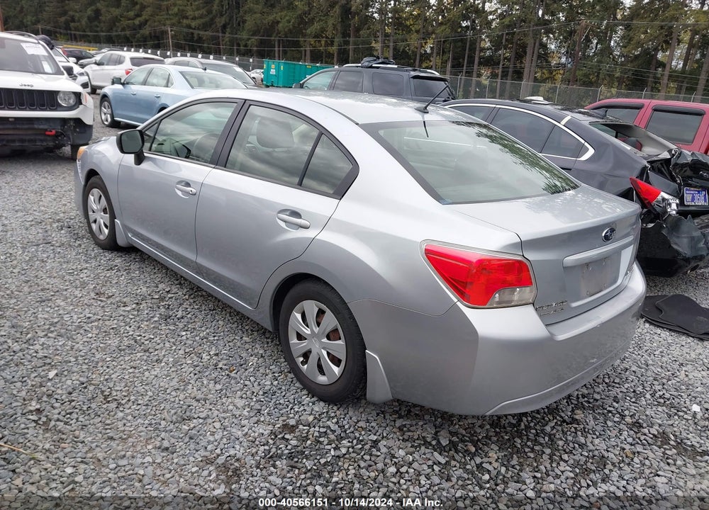 2013 SUBARU IMPREZA 2.0I VIN: JF1GJAA65DH033013