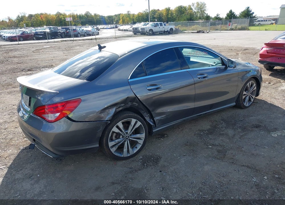 2018 MERCEDES-BENZ CLA 250 4MATIC VIN: WDDSJ4GB5JN650084