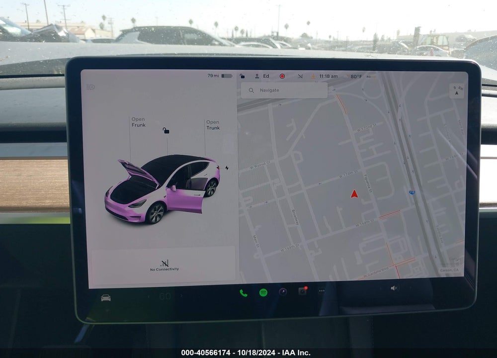 2021 TESLA MODEL Y LONG RANGE DUAL MOTOR ALL-WHEEL DRIVE VIN: 5YJYGDEE9MF279045