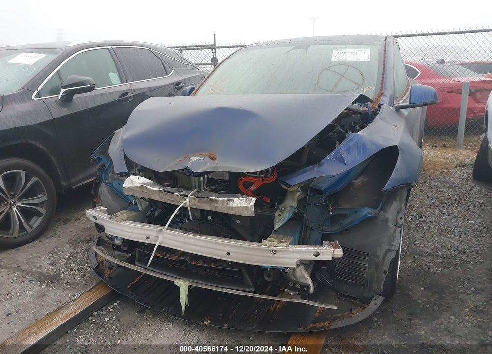 2021 TESLA MODEL Y LONG RANGE DUAL MOTOR ALL-WHEEL DRIVE VIN: 5YJYGDEE9MF279045
