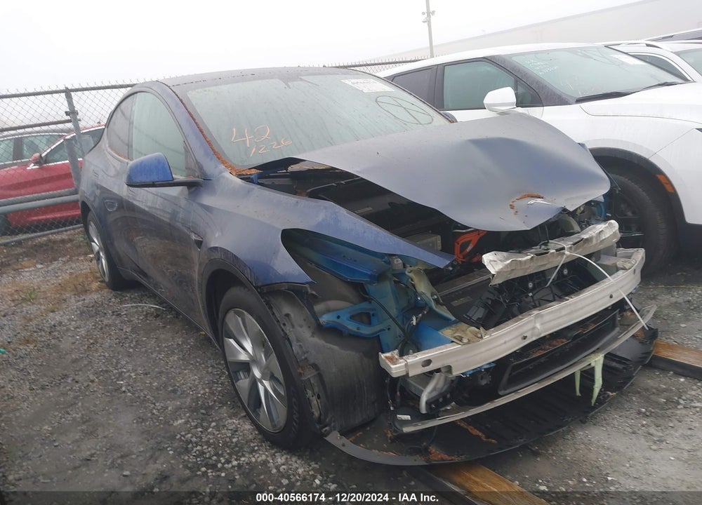 2021 TESLA MODEL Y LONG RANGE DUAL MOTOR ALL-WHEEL DRIVE VIN: 5YJYGDEE9MF279045